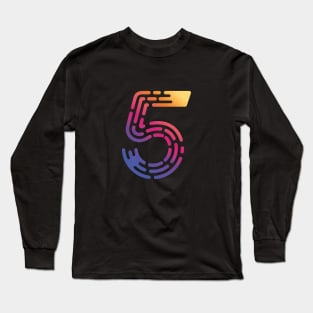 NUMBER 5 Long Sleeve T-Shirt